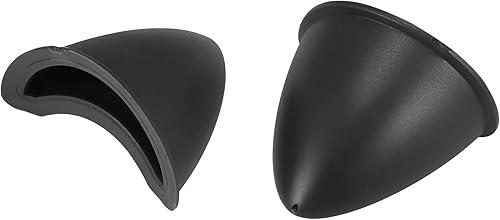 Miniatura 6 de Motoforti 2 piezas de orejas de gato, accesorios de decoración de casco, autoadhesivos, universales, para motocicleta, bicicleta, scooter, negro, TPU