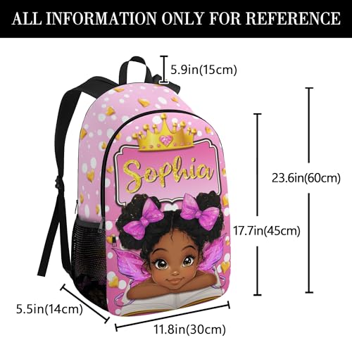 Custom Backpack for Kids School bag Girls with Name Bookbag for Daughter Back to School Gift for Preschool Kindergarten (Design 1)4