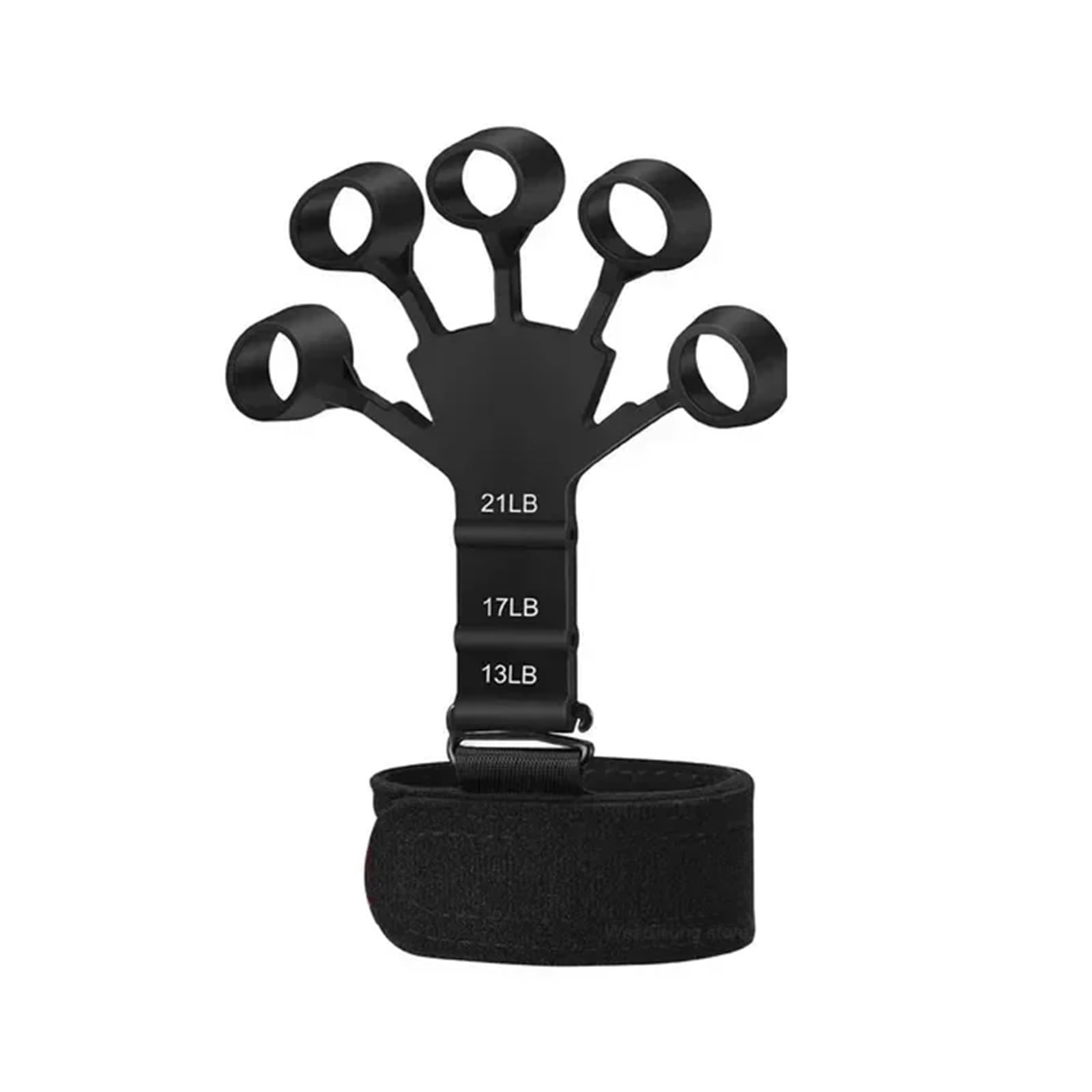 Entrenador de fuerza de prensión, Ejercitador de mano entrenamiento fuerza, ajustable, 5-120KG(1pcs B)