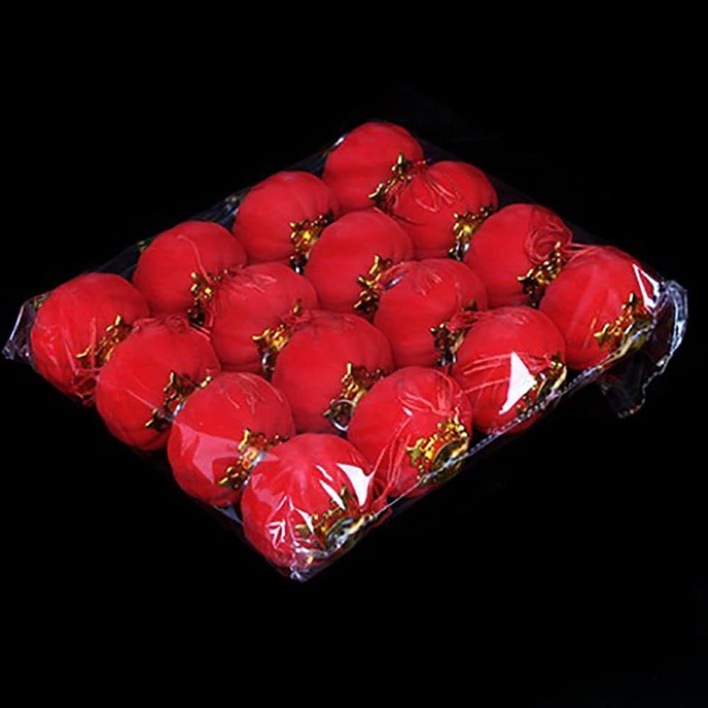 Red Chinese Mini Lanterns Chinese Party Supplies Cute DIY Craft Spring Festival Lantern Decorations Plastic Lantern(Size 6-16pcs)