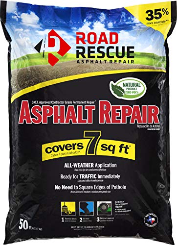 Road Rescue Black Asphalt Repair 50 lb.