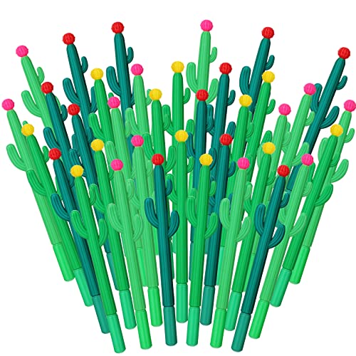 Bolígrafos Gel en Forma de Cactus Pack de 36 miniatura 1