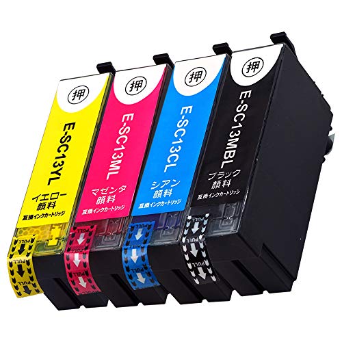 Amazon.co.jp: Inc.com SC13 PG(MBL/CL/ML/YL) 互換 インク