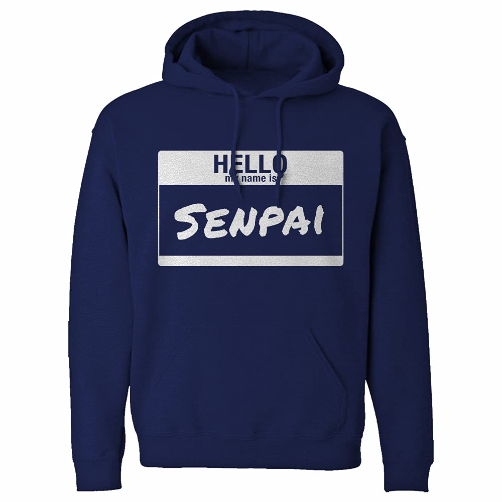 Indica Plateau Hello My Name is Senpai Unisex Hoodie