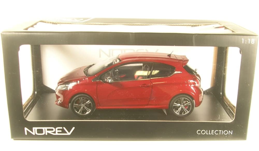 Amazon | ノレブ 1/18 プジョー 208 GTi (2013) ルビーレッド 完成品