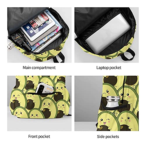 Sac à dos ordinateur 17 pouces avocat mignon pour ne plus manquer de place - 6