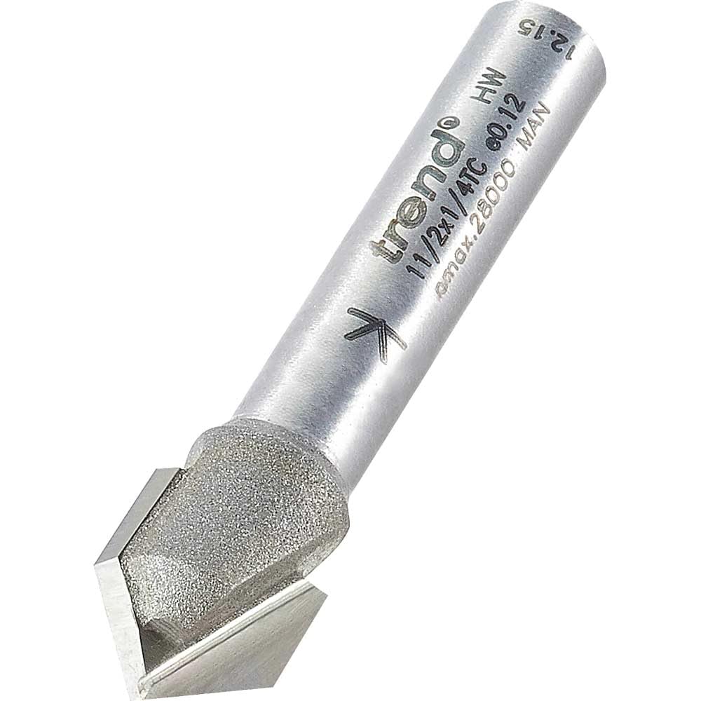 Trend - Chamfer V Groove Cutter 45 Degrees - 11/2X1/4Tc
