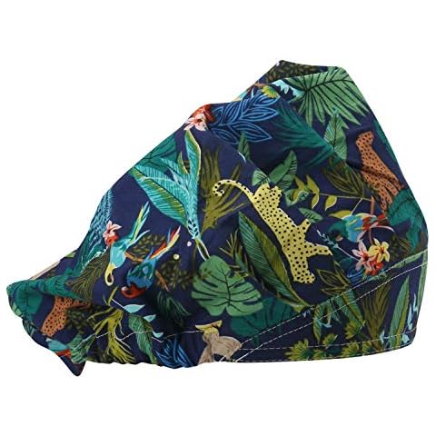 TOMMHANES AMISGUOER Bouffant Scrub Caps Unisex Work Leisure Cap One Size(Color22) Cover