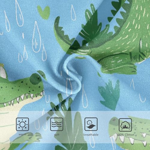 Wusikd Cute Alligators Boys' Underwear Cotton Raindrops Boys Briefs Soft Toddler Underwear 2T3
