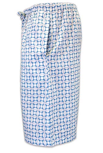 Men's Lounge Pajama Sleep Shorts/Woven Jam Dorm Shorts Drawstring & Pockets - 3 Pack3