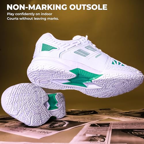 Image of Nivia Verdict 2.0 Badminton Shoe for Men, Breathable Mesh with TPU Fusion Technology Upper, Non-Marking Sole, Ideal for Badminton, Volleyball, Squash, and Table Tennis