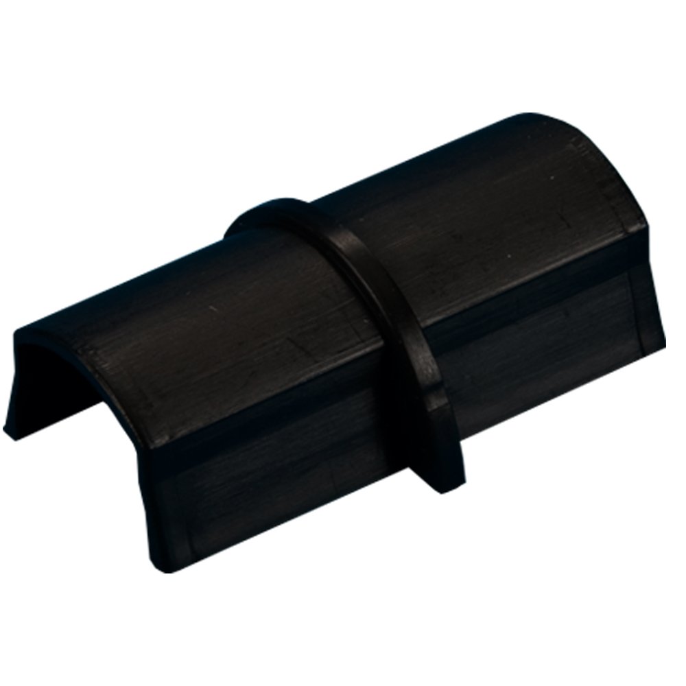 Loops Black 16Mm X 8Mm Smooth-Fit Coupler Joiner Trunking Adapter – Wall Conduit Av/Tv |