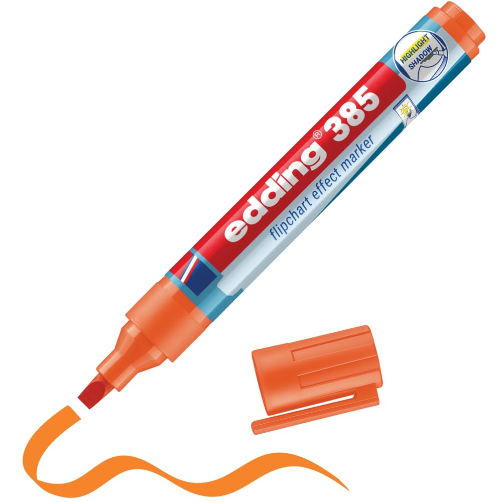 EDDING 385 Flipchart Efekt Markörü Turuncu