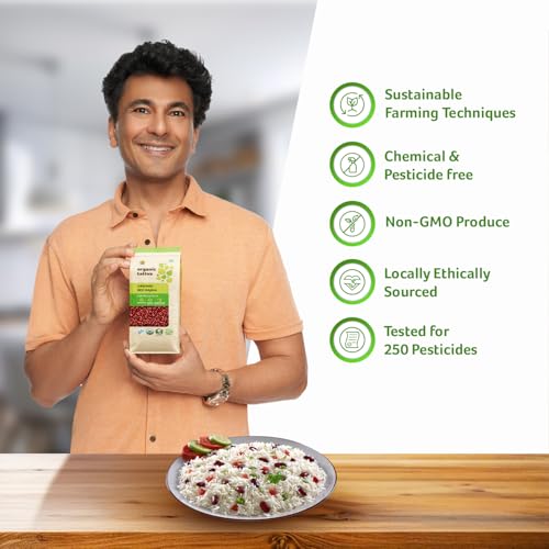 Image of Organic Tattva Red Rajma 500g | Premium Whole Kidney Beans for Curry & Daily Meals | Protein-Rich Pulses for Indian Cooking