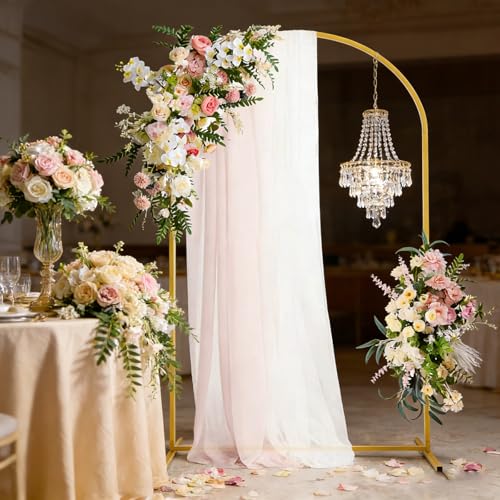 Arco di Palloncini in Metallo da 2 m per Arco Nuziale, Arco Nuziale, Matrimonio, Fidanzamento, Festa di Compleanno, Cerimonia, Festa, Baby Shower, Decorazione da Giardino