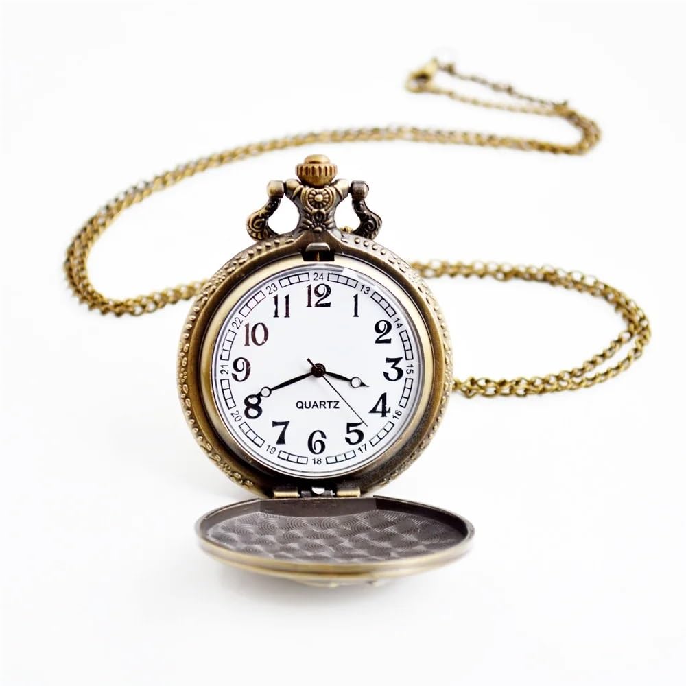 Orologio da Tasca Meccanico Steampunk con Catena, Stile Vintage, di Lusso, for Uomo, Regalo