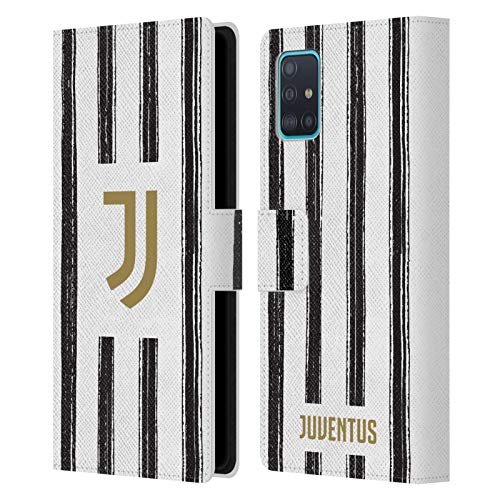 Head Case Designs Officially Licensed Juventus Football Club Home 2020/21 Match Kit Leather Wallet Case Compatible with Samsung Galaxy A51 (2019)