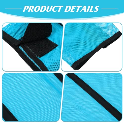 Image of Jexine Set of 8 Mesh Fly Boots for Horse Loose Fitting Non Slip Breathable Horse Fly Leggings Protective Reduces Stress Leg Fatigue Wraps for Preventing Flies Mosquitoes Bite