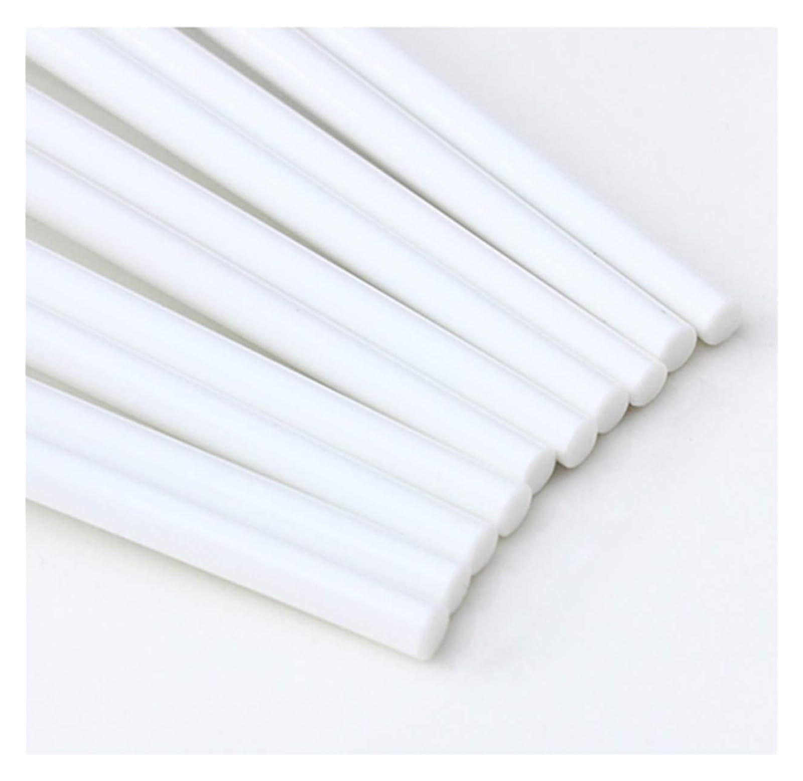 Jeu de baguettes, Coffret cadeau de 5 paires baguettes en porcelaine réutilisables, antidérapantes, chinoises , à sushi japonaises céramique-blanc Q(D)