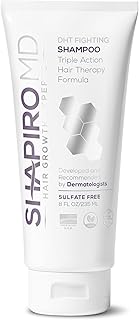 Shapiro MD Vegan Hair Loss Shampoo for Thinning Hair | Experience Healthier, Fuller and Thicker Looking Hair - Shapiro MD | 1-Month Supply