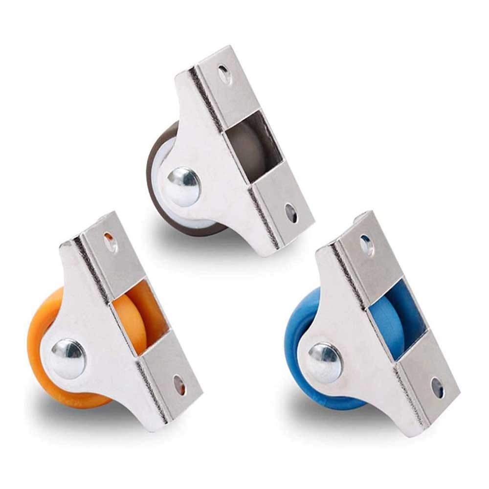 roulettes Tiroir Roue Directionnelle en Caoutchouc Mute Bibliothèque Meuble Protection Sol Caoutchouc Souple 4 × 1 Pouce,Blue