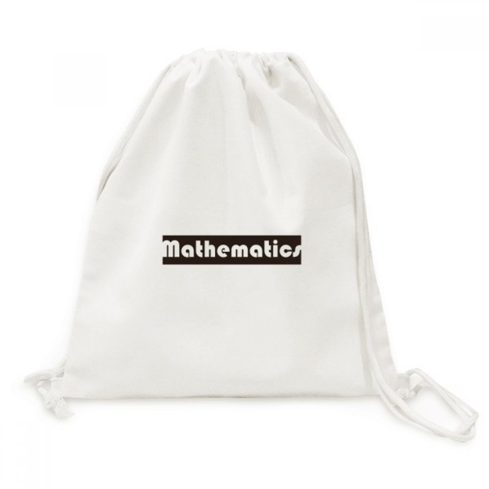 Sac cordon mathématiques en toile le cadeau idéal pour étudiants