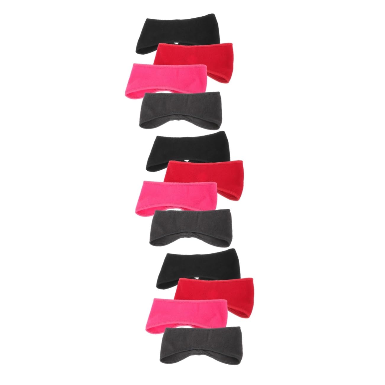 LIFKOME 12 Pièces Bandeau De Cheveux en Polaire Bandeaux De Sport x De Sport pour Hommes Couvre-Oreilles D'Équitation De Randonnée Front Coupe-Vent x De