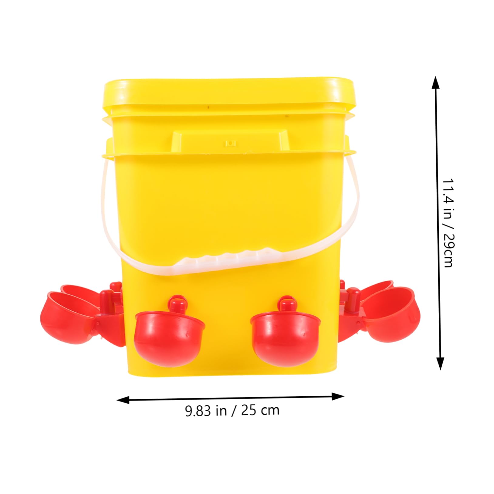 1set Mangiatoia Per Pulcini Alimentazione Dispenser Per Pollame Capacità Ciotole Per Facile Da e Resistente Urti Per Esterno