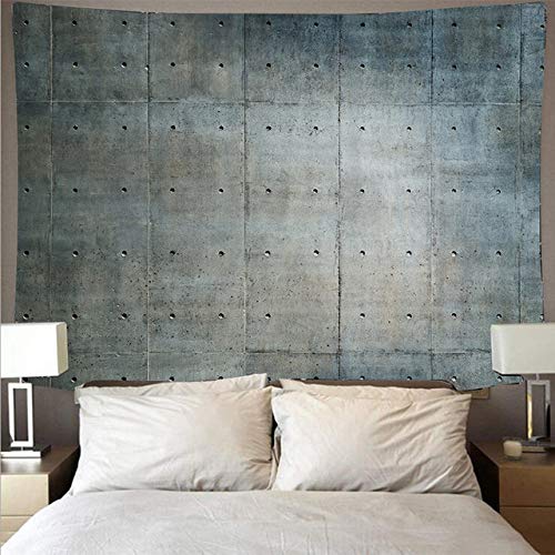 RFDFG Tapiz de Pared de Estilo de Piedra de Cemento Simple Tapiz de impresión Tapiz psicodélico Toalla de Playa poliéster Manta Fina de Yoga, C2,150x130cm
