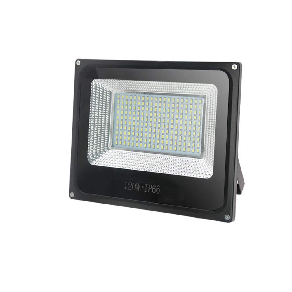 HUOQILIN 2 Pack 120W LED Flood Light Outdoor, 180W Super Bright Work Light, Daylight Yellow, IP66 Waterproof Outdoor Floodlights For Garden Yard