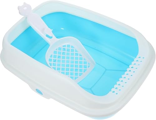 BUGUUYO Caja de arena para gatos Bandeja de arena para gatos, bandeja de inodoro para gatos, bandeja de inodoro para mascotas, bandeja de inodoro