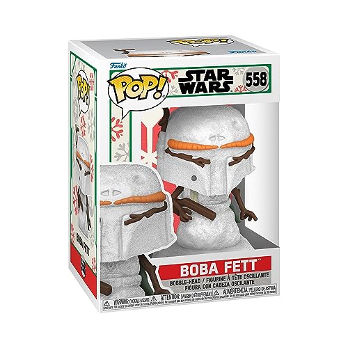 Funko Pop! Star Wars: Holiday - Boba Fett - Schneemann - Vinyl-Sammelfigur - Geschenkidee - Offizielle Handelswaren - Spielzeug Für Kinder und Erwachsene - Movies Fans - Modellfigur Für Sammler