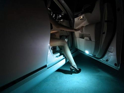 Miniatura 4 de iJDMTOY (2) Conjunto de luz de cortesía para puerta lateral completa compatible con Lexus IS ES GS LS RX GX LX Toyota Avalon Sienna Venza Camry