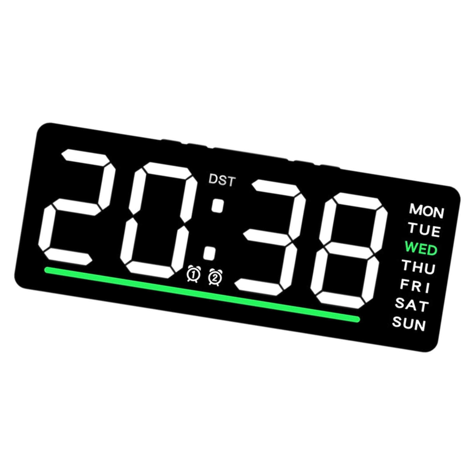 BWANGIAO Multifunctional LED Digital Alarm Clock With Temperature Display For Bedroom And Offices Quiet Operate