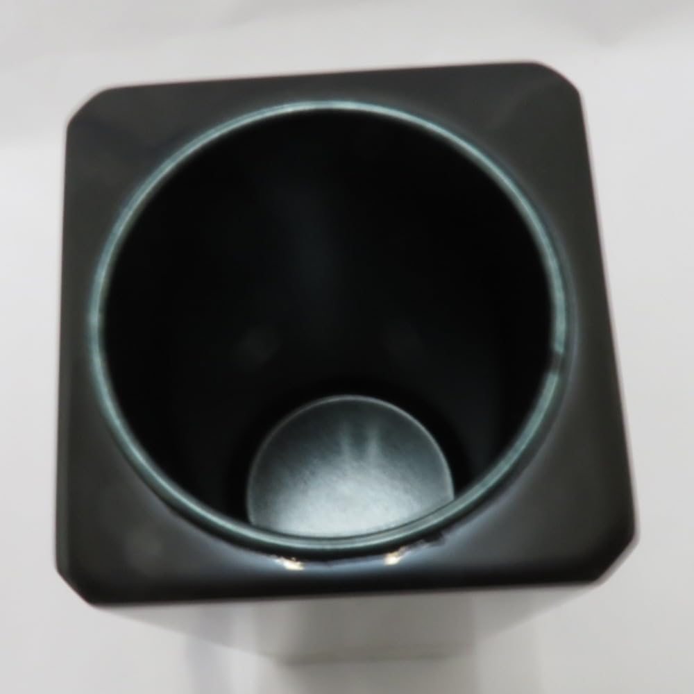 Amazon.co.jp: 輪島塗 稲忠漆芸堂謹製 花器 花瓶 漆器 黒 能登輪島