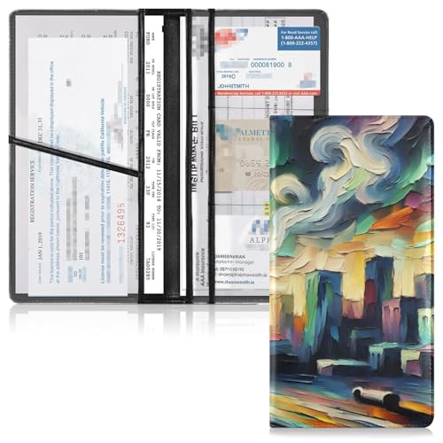 Organizador de Documentos de Cuero Slim miniatura 6