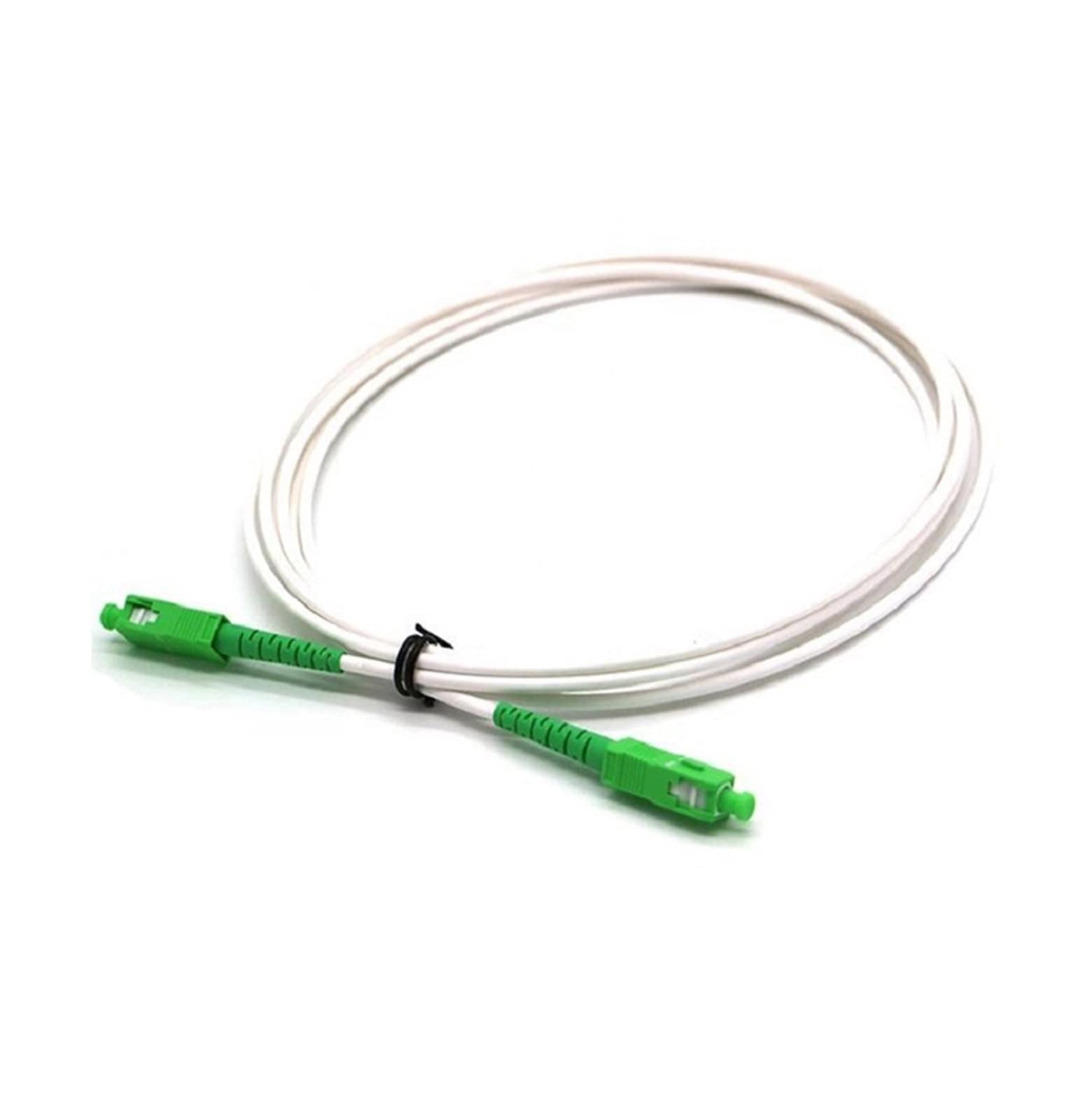 50pcs 3.0mm câble à fibres optiques cordon de raccordement Sc câble de raccordement SM Simplex monomode câble de raccordement à fibres optiques neigeux(G652D 1.5m50pcs)