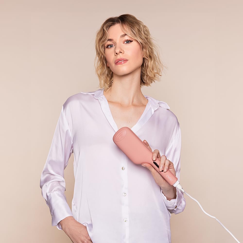 Osée - Party Waves – Welleneisen mit 2 Barren, 32 mm Keramikbeschichtung, Soft Touch, Timer, einstellbare Temperatur, schnelles Aufheizen, Kabel 360°, verheddert sich nicht