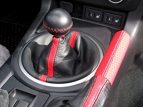 Redlinegoods Shift Boot Compatible With Mazda Miata Nc 2006-15. Black/Black #TOP3