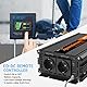 EDECOA Wechselrichter 12v auf 230v Reiner Sinus 2500w Wohnwagen Spannungswandler 2X USB und Fernbedienung KFZ Stromwandler Inverter 12v 220v Umrichter (2500w 12v)