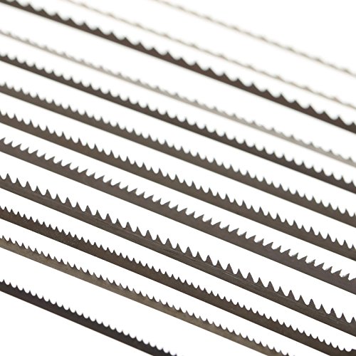 Jwn Laubsägeblätter, 127 mm, 10/15/18/24 Zähne, Schwarz, für die Holzbearbeitung, Elektrowerkzeug-Zubehör, zum Feststecken, 12 Stück