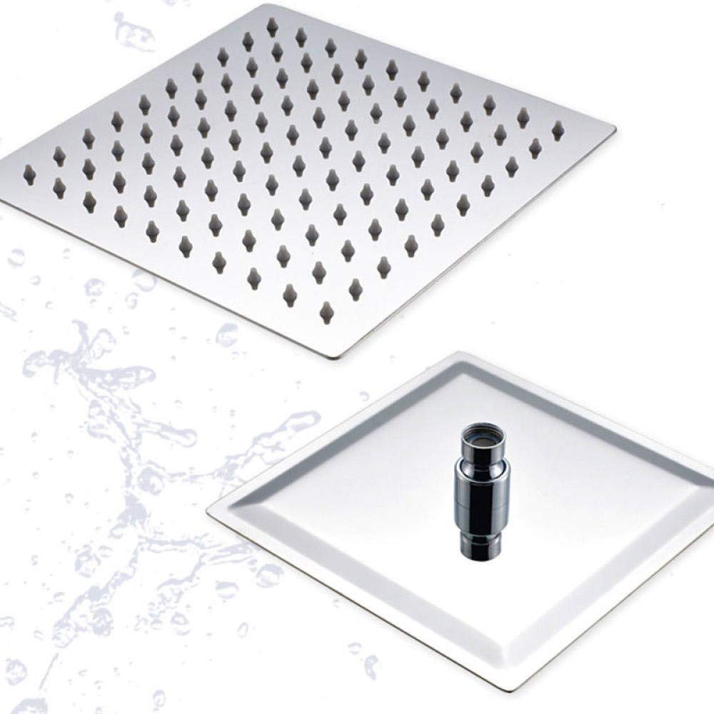 Nuevo 8quot; Cabezal de ducha cuadrado de acero inoxidable, rociador de cabezal de ducha superior para baño, 12 pulgadas