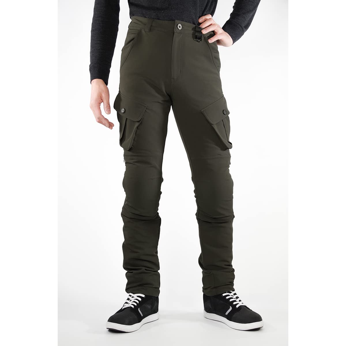 [KOMINE] バイク用 パンツ クールドライカーゴパンツ PK-748 プロテクター CE企画 07-748 レディース Deep Olive WM
