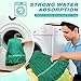 Roshtia 16 Pack Commercial Mop Head Replacements 27.6 in Looped End Heavy Duty Mop Head Cotton String Industrial Cleaning Washable Mophead Refills for Commercial Industrial Home Cleaning(Green)