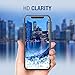 FlexGear iPhone X XS Front and Back Glass Screen Protectors, HD Clear, Tempered, Compatible w iPhone X/XS (2-Pack)