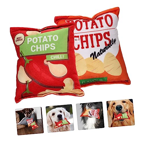 Jouet interactif pour chien au format compact avec effet sonore et action molaires