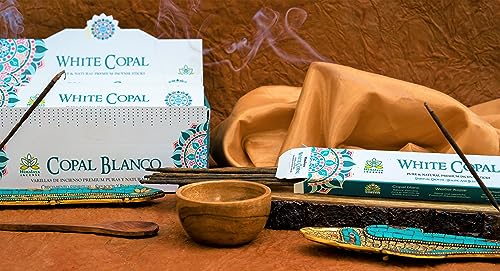 Image of Himalaya Premium Incense Sticks for Everyday Use | Aroma Fragrance Sticks|Pooja Room Items for Home & Prayers | Freshness Positive Energy (White Copal) (Pack of 12, Each of 15 GM)