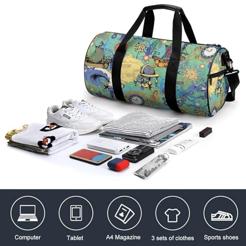 Sac de gym ciel étoilé et duffel bag de randonnée 45cm
