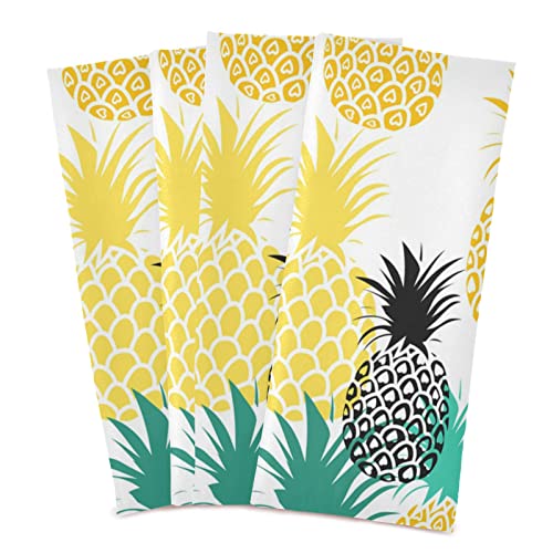Susiyo G70467865P598C638S1305 Tropical Yellow Blue Pineapple Kitchen Dish Towel thumb #4