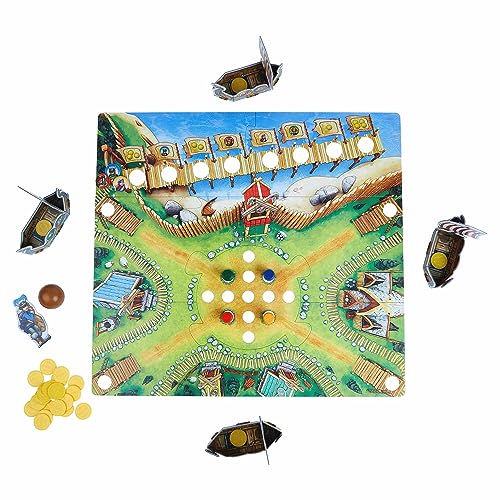 Haba Valley Of The Vikings - Knock Down Barrels & Collect (Or Steal) The Most Gold! - 2019 Kinderspiel Des Jahres (Children's Game Of The Year) Winner - Ages 6+ (Made In Germany) #TOP1